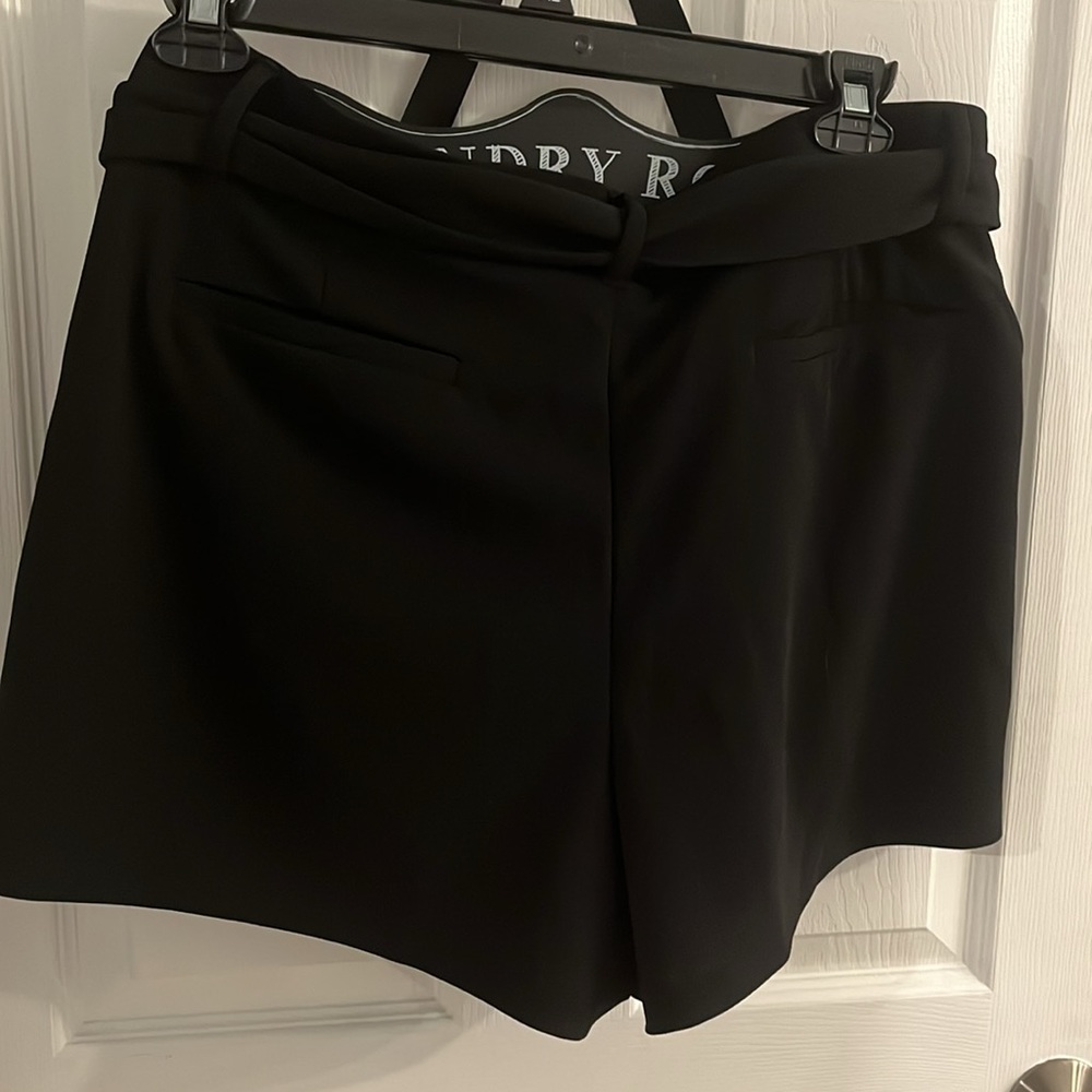 Loft Black Belted Shorts - Picture 3 of 3